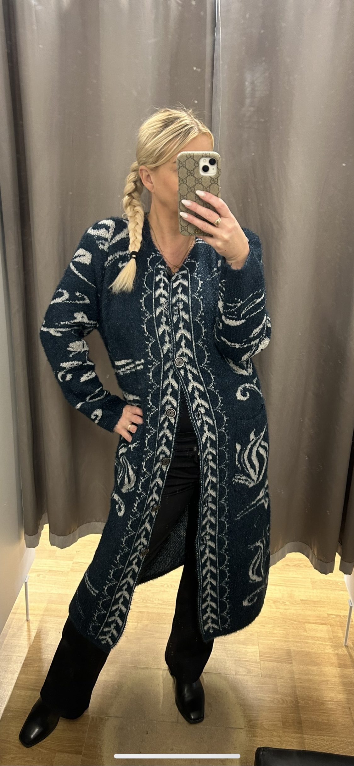 Síðar peysur nokkrir litir