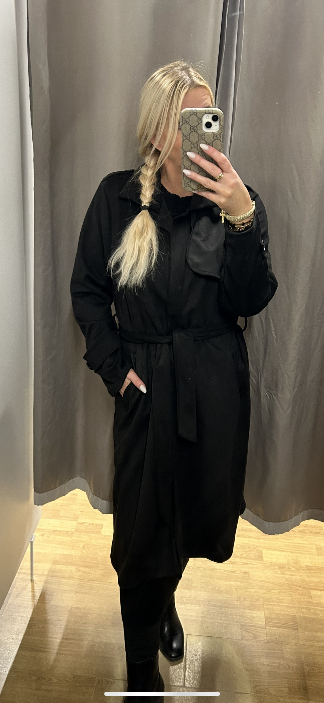 Kápur rúskinnsáferð þrír litir