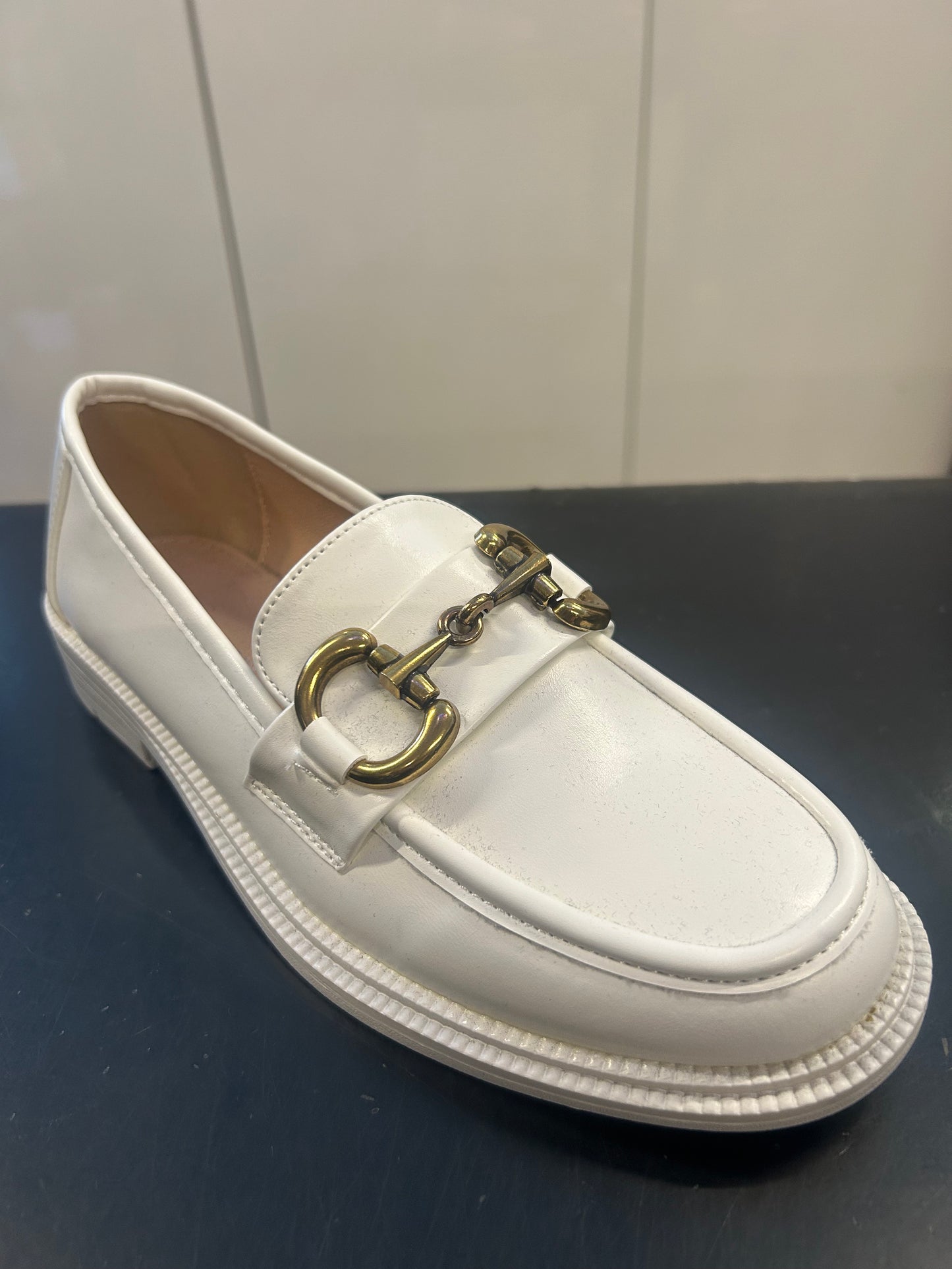 Mokka skór hvítir og svartir