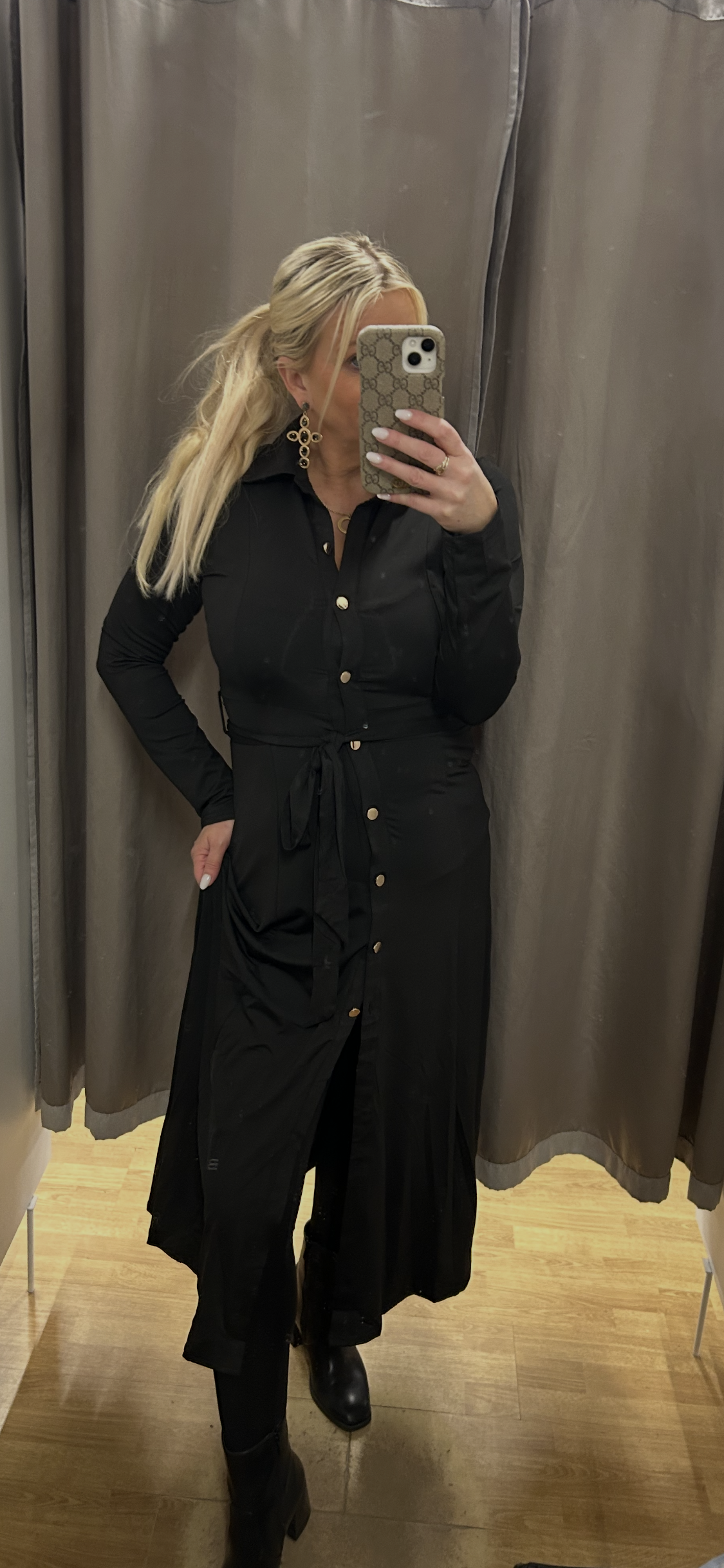 By Swan kjólar einlitir svartur og blár