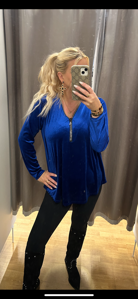 Flauels toppar margir litir