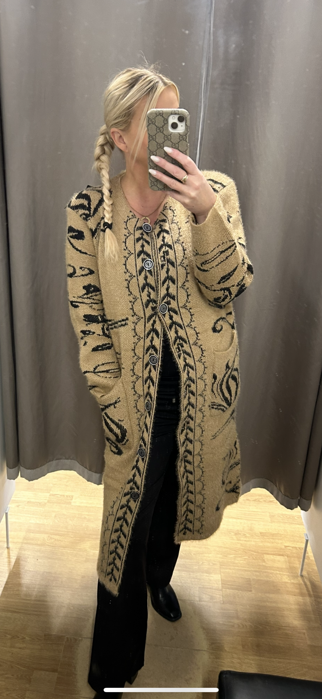 Síðar peysur nokkrir litir