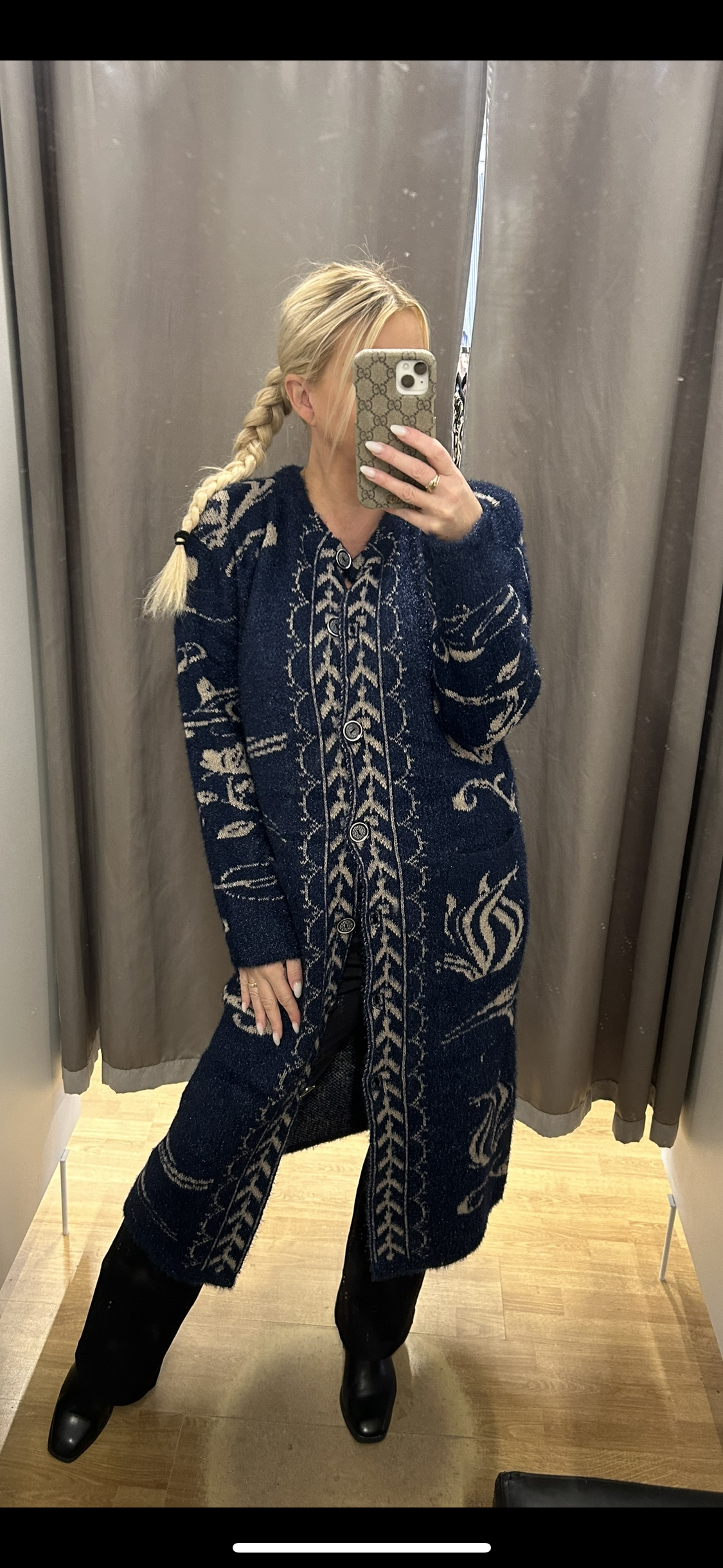 Síðar peysur nokkrir litir