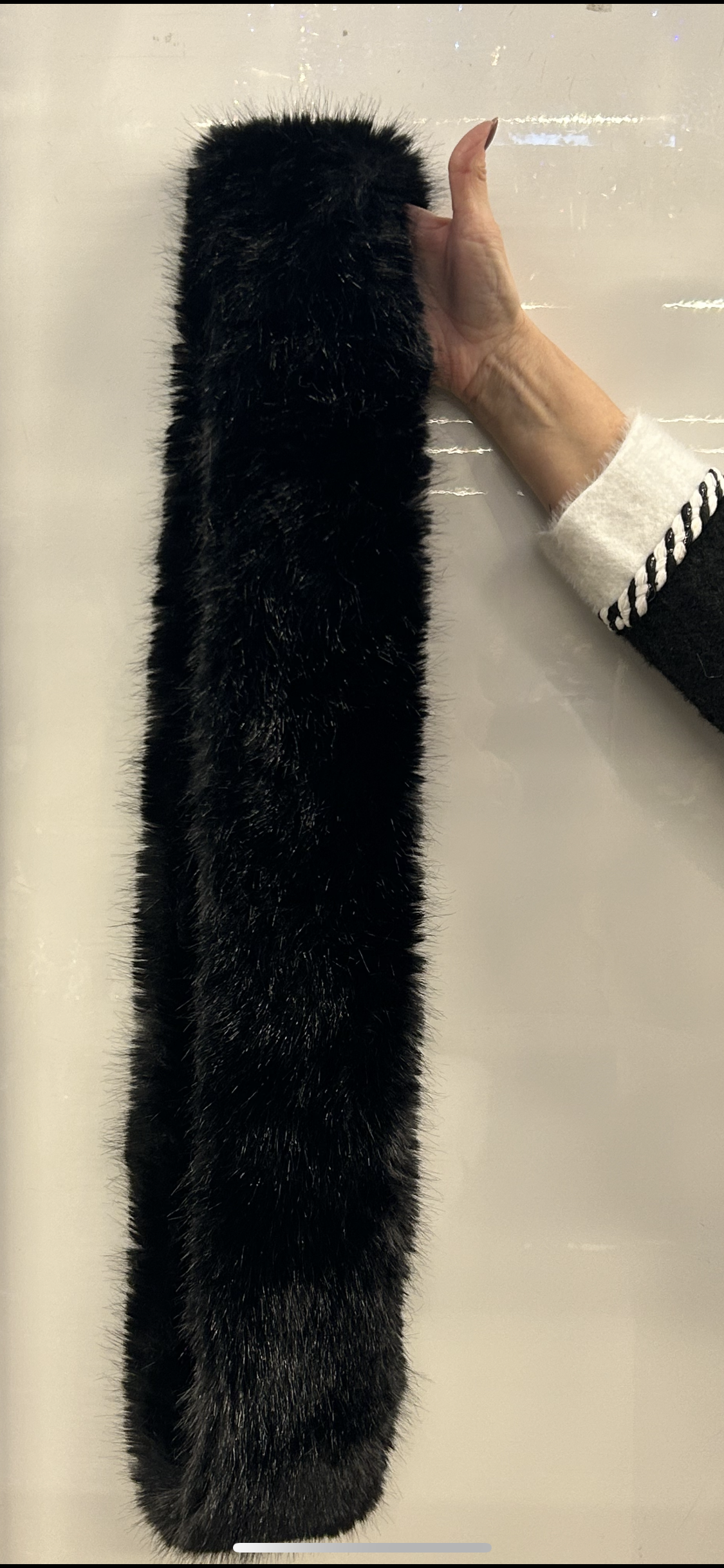 Loðkragar hringir þrír litir