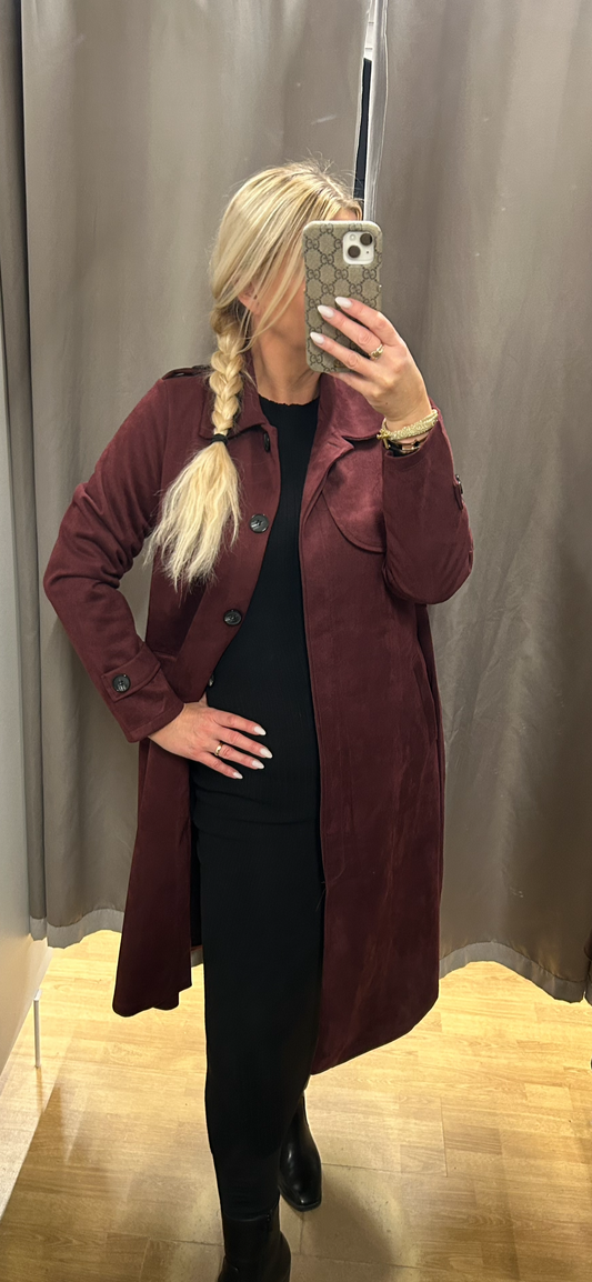 Kápur rúskinnsáferð þrír litir