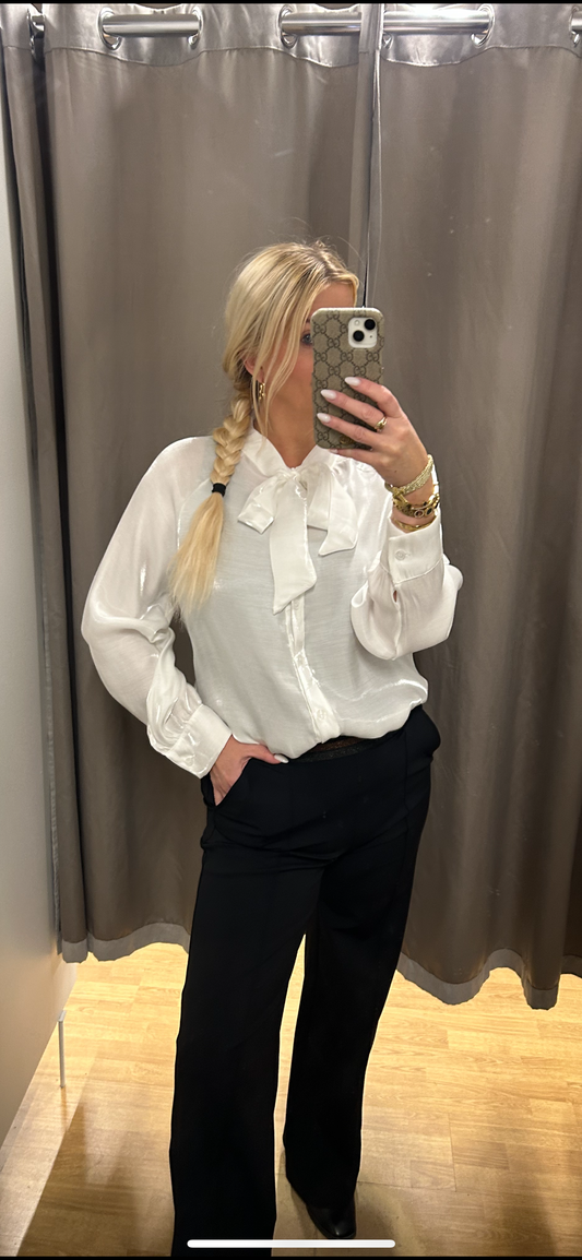 Skyrta silkiáferð tveir litir