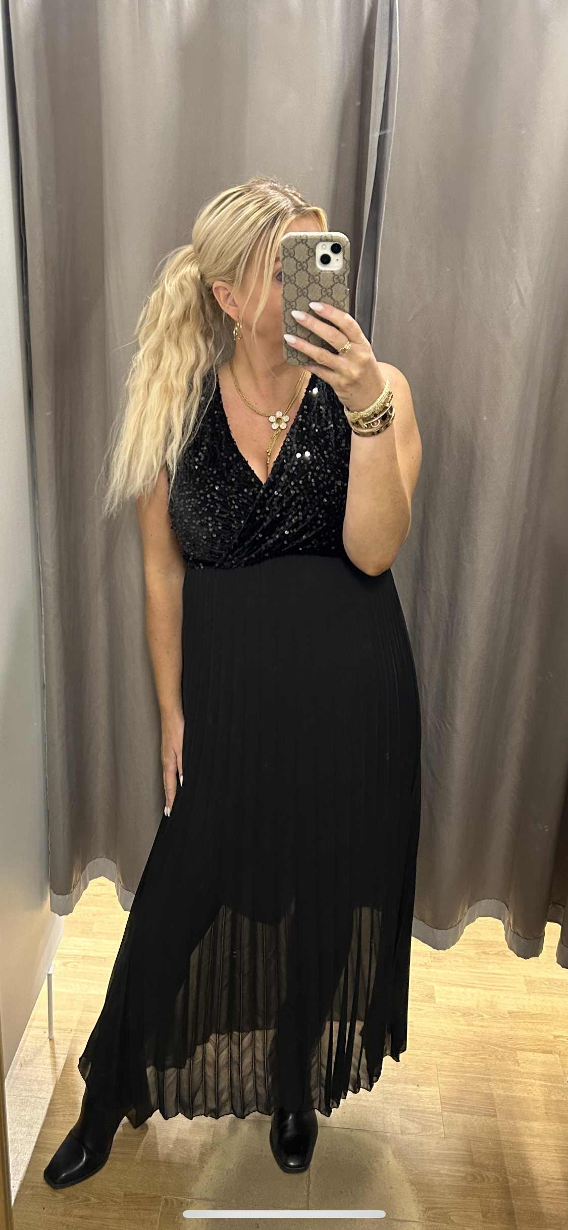 Spari kjóll þrír litir