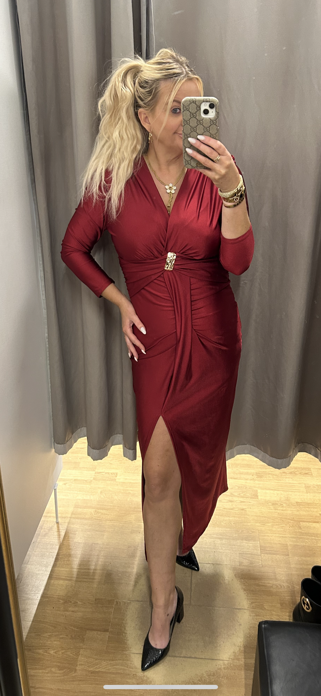 Spari kjóll þrír litir