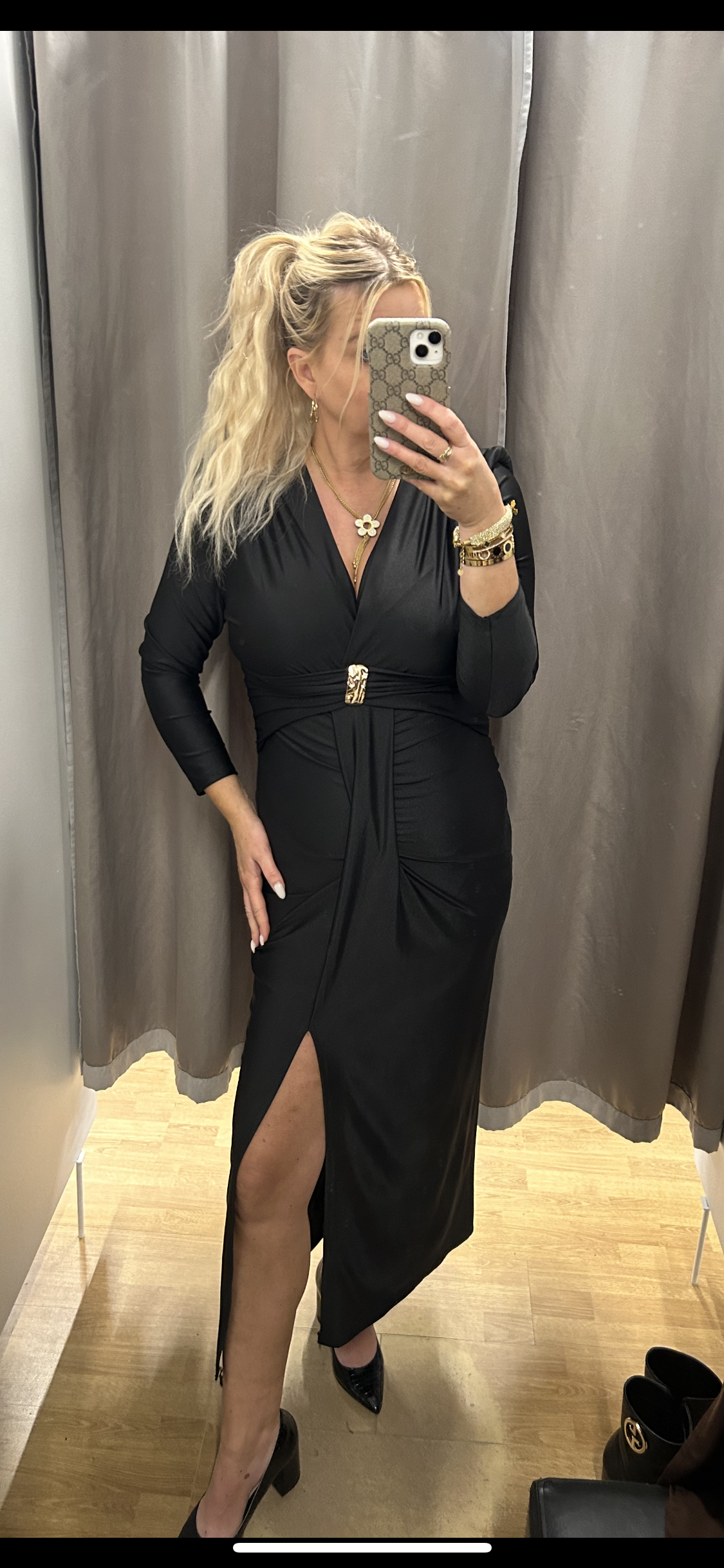 Spari kjóll þrír litir