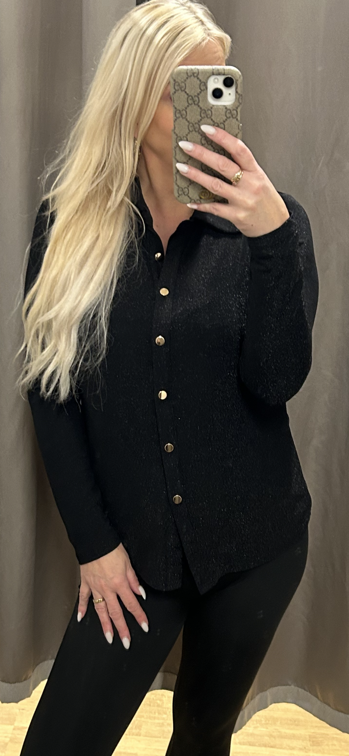 By Swan glimmer skyrtur tveir litir