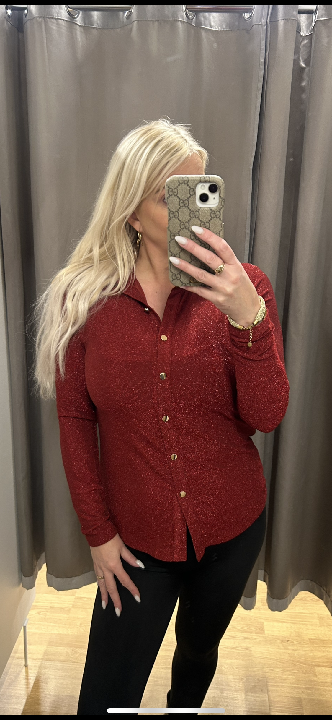 By Swan glimmer skyrtur tveir litir