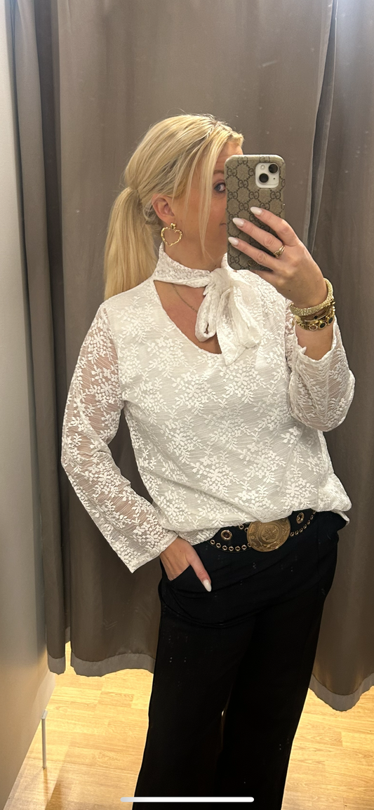 Blúndutoppar margir litir