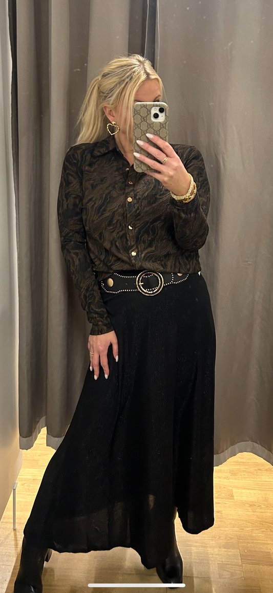 By Swan pils svart með glimmer