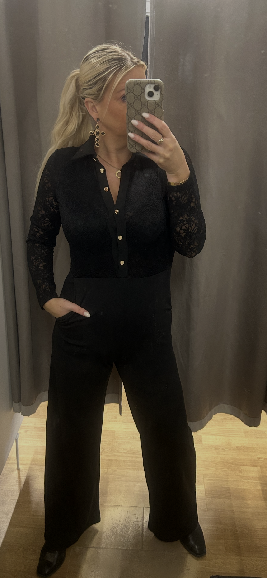 By Swan samfestingur með blúndu/ tveir litir