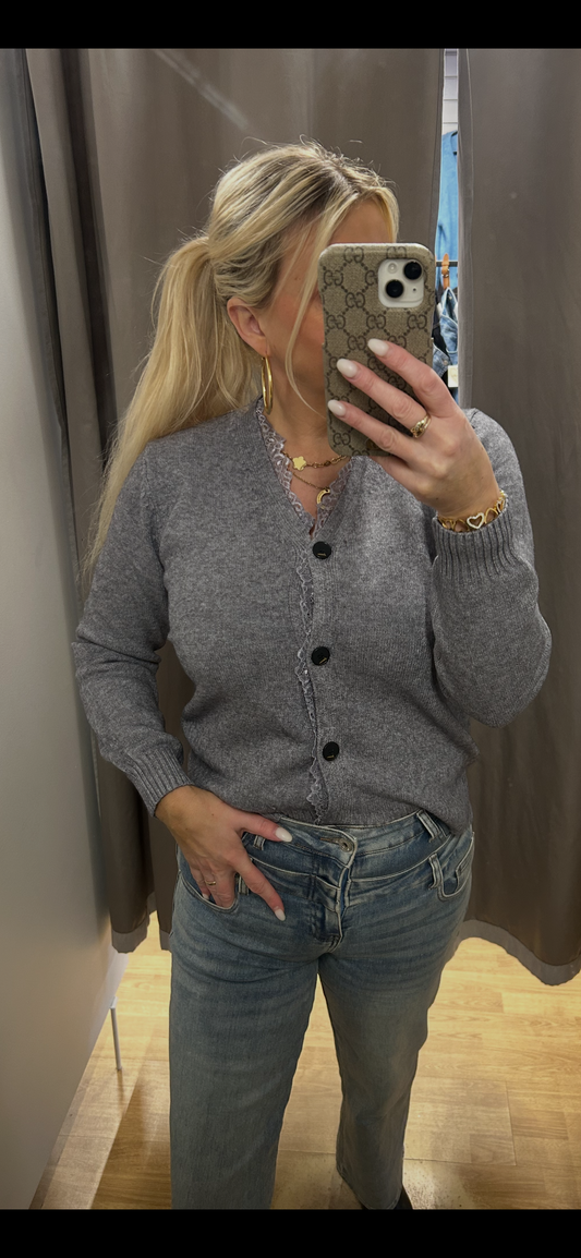 Peysur með blúndu nokkrir litir