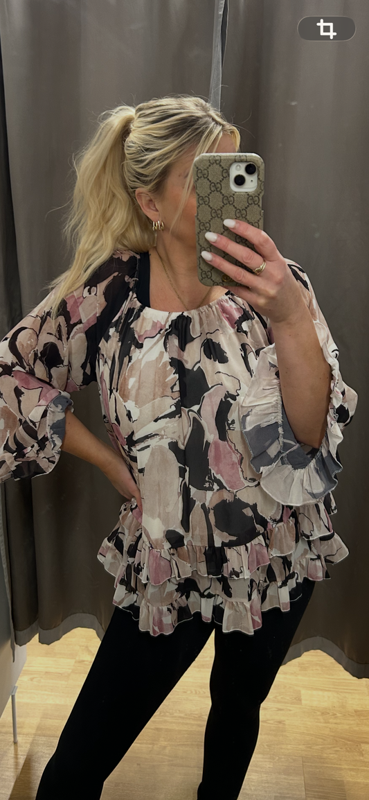 Latino toppar tveir litir