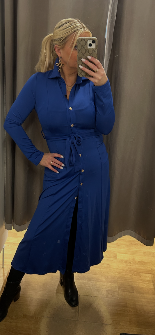 By Swan kjólar einlitir svartur og blár