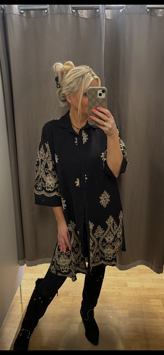 Bómullar skyrtur stærri stærðir