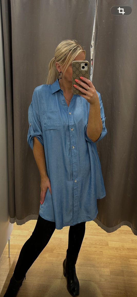 Viscose skyrtur tveir litir