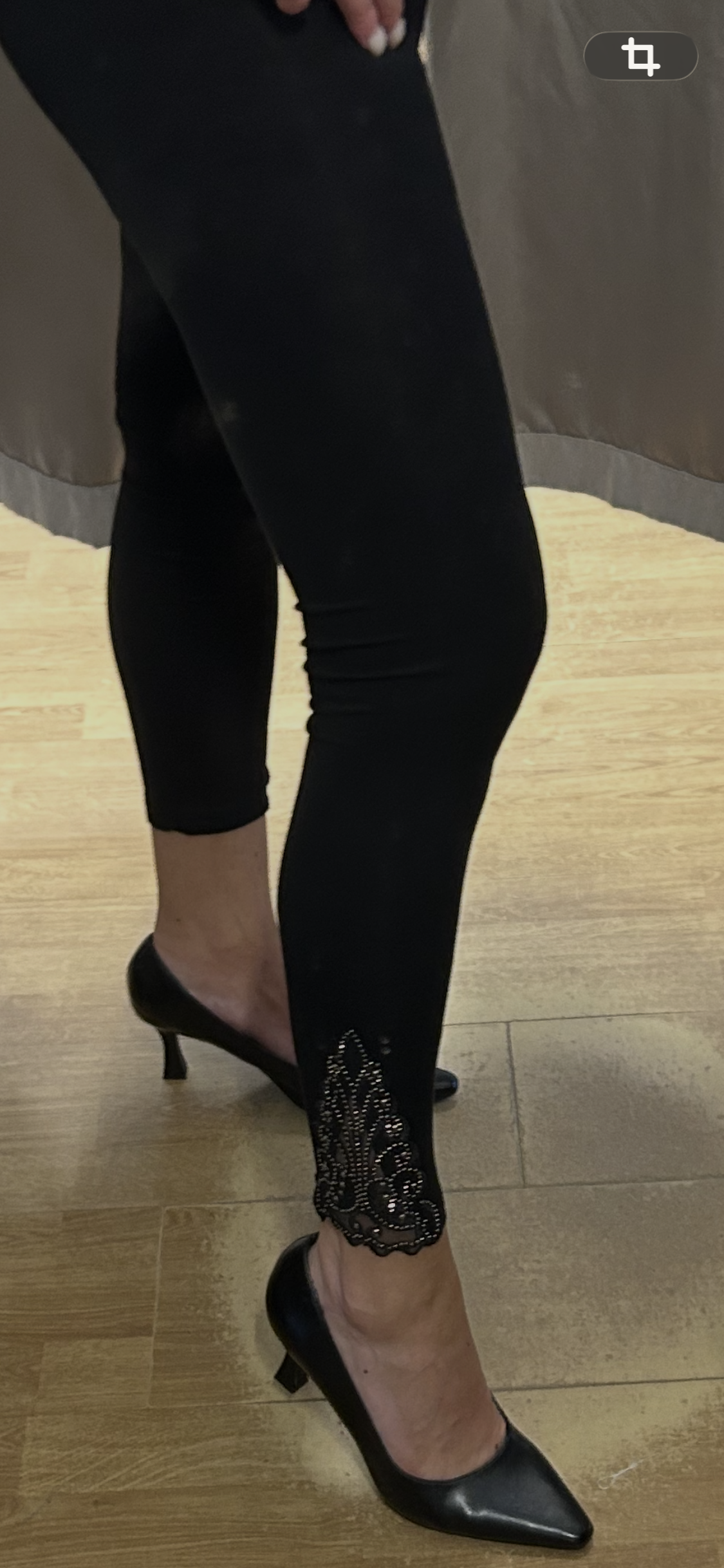 Leggings með skrauti