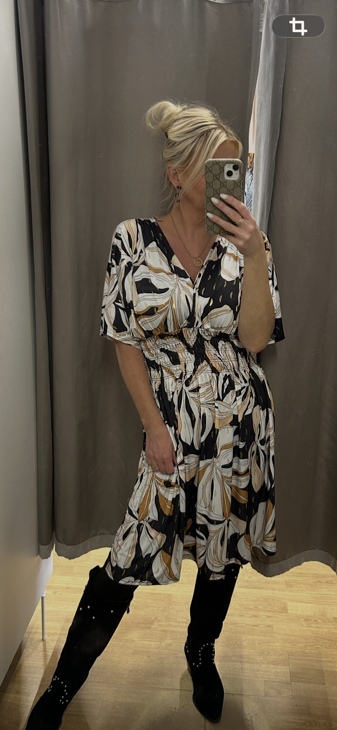 Blómakjólar stuttir